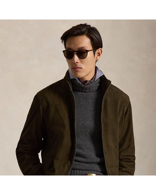 Polo Ralph Lauren Brown The Charleton Suede Jacket for men