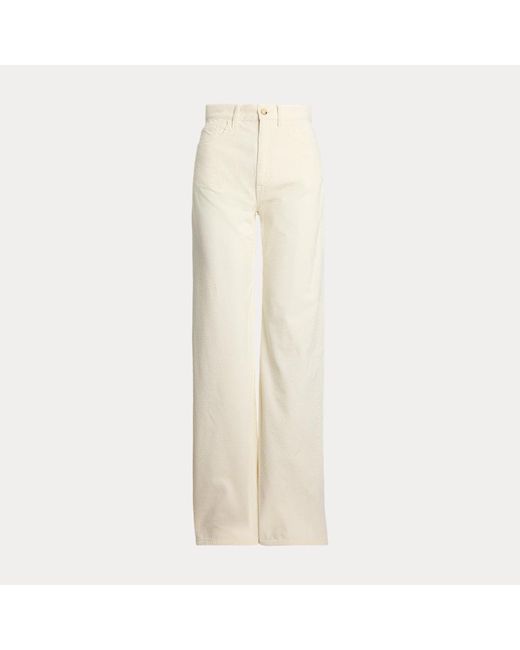 Pantaloni in velluto di cotone a coste di Polo Ralph Lauren in Black