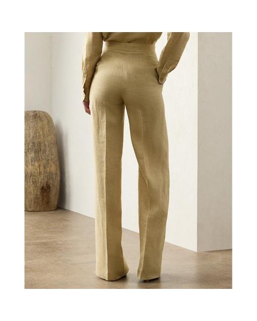 Pantaloni Dean in lino di Ralph Lauren in Natural