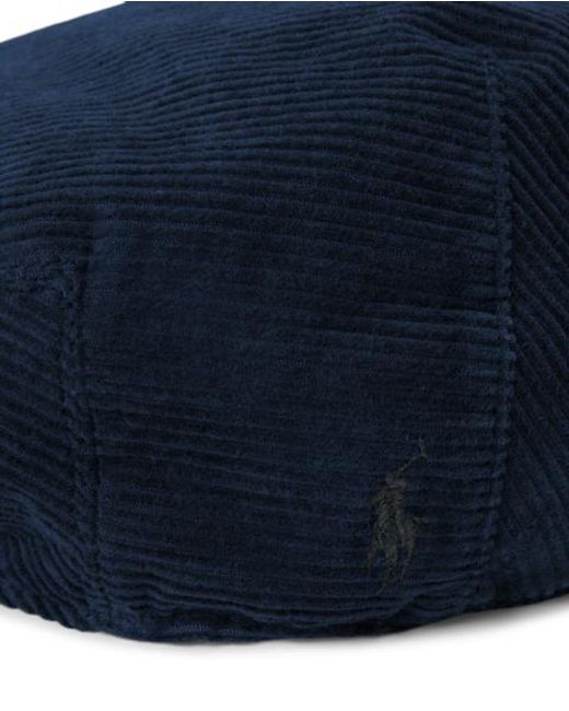 Polo Ralph Lauren Blue Corduroy Driver's Cap for men