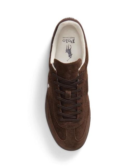 Polo Ralph Lauren Brown Bedford Suede Trainer for men