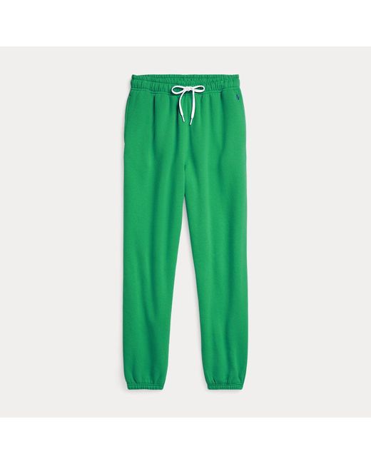 Ralph Lauren Green Fleece Athletic Trousers