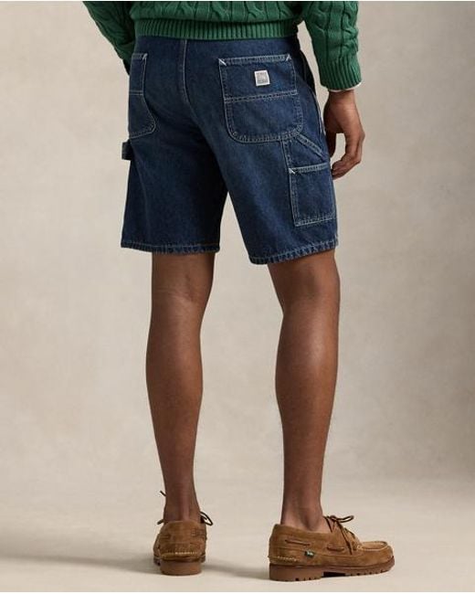 Polo Ralph Lauren Green 23 Cm Relaxed Fit Carpenter Short for men