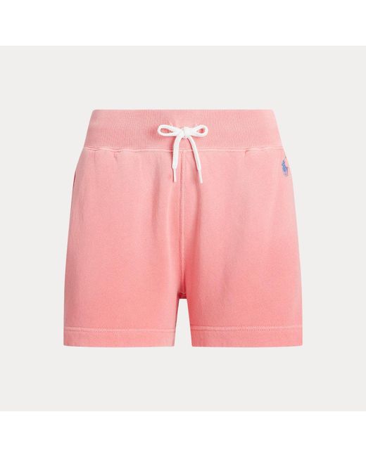Polo Ralph Lauren Fleece Short Met Trekkoord in het Pink