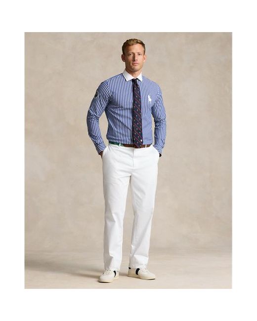 Polo Ralph Lauren Wimbledon Scheids-/lijnrechter Chino in het White voor heren