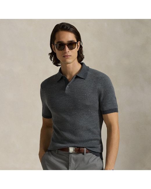 Pull Col Polo Performance Ralph Lauren pour homme en coloris Gray