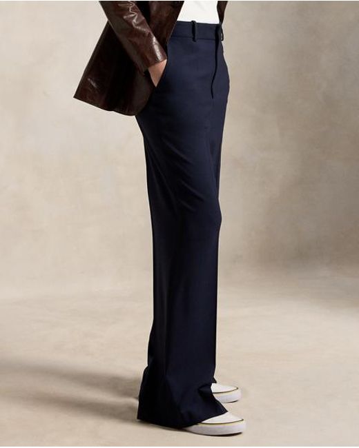 Polo Ralph Lauren Blue Beaton Stretch-Wool Trouser
