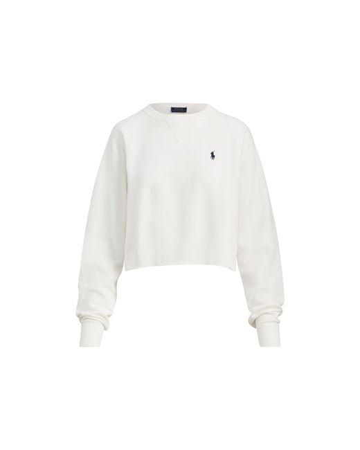 Ralph lauren cropped hoodie hotsell