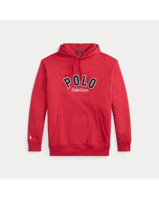 Polo Ralph Lauren Red The Rl Fleece Western-Logo Hoodie for men