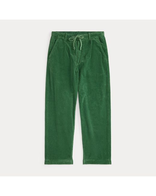 Pantaloni Prepster Polo in velluto di Polo Ralph Lauren in Green da Uomo