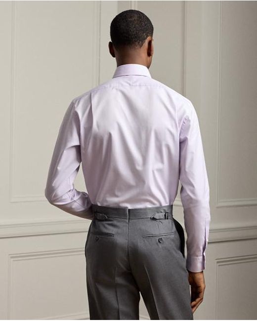 Ralph Lauren Purple Easy Care Twill Shirt for men