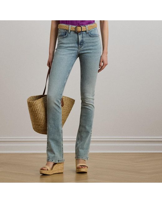 Jean Bootcut Taille Haute Ralph Lauren en coloris Blue