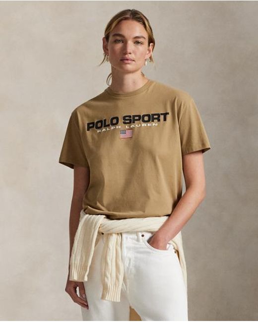 T-Shirt Polo Sport Classic Fit En Jersey Polo Ralph Lauren pour homme en coloris Natural