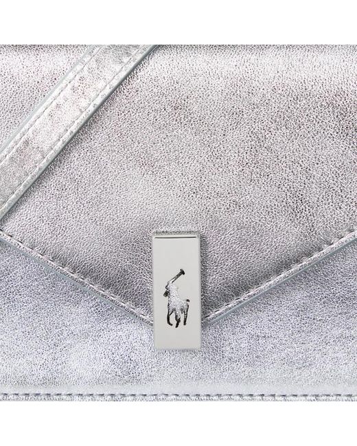 Portefeuille et sac Polo ID en cuir Polo Ralph Lauren en coloris White