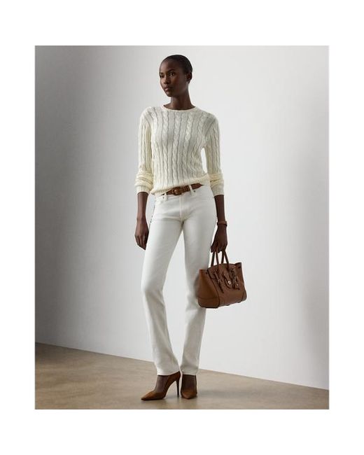 Ralph Lauren White Ralph Lauren Barrett Slim Denim Jean