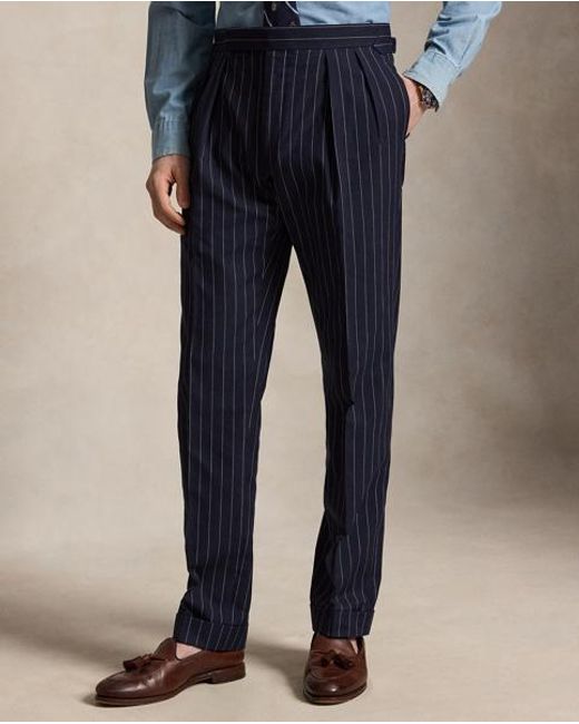 Polo Ralph Lauren Blue Polo Tailored Fit Pinstripe Twill Suit for men