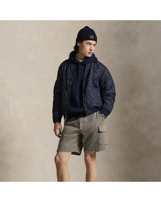 Polo Ralph Lauren Gray 20.5 Cm Gellar Relaxed Twill Cargo Short for men