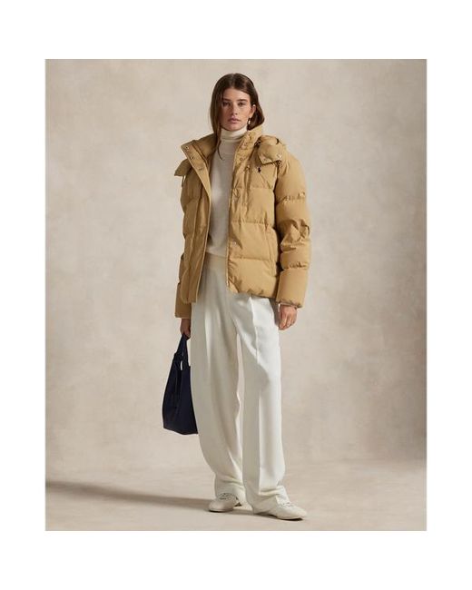 Polo Ralph Lauren Brown Mid-Weight Down Puffer Jacket