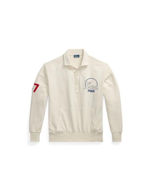 Polo Ralph Lauren White Logo French Terry Pullover