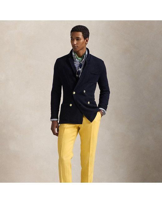 Polo Ralph Lauren Yellow Linen Suit Trousers for men