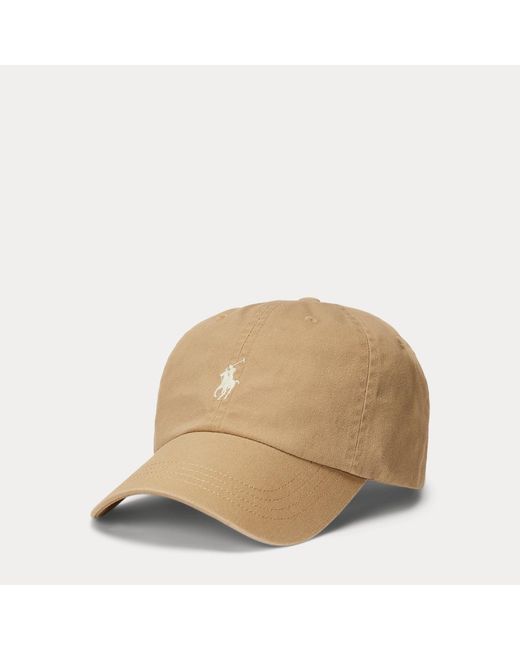 Polo Ralph Lauren Natural The Iconic Cotton Chino Ball Cap for men