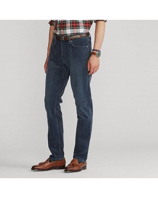 ralph lauren varick slim straight corduroy