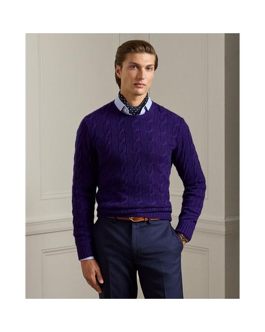Ralph Lauren Blue Ralph Lauren Cable-Knit Cashmere Sweater for men
