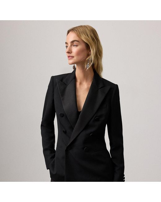 Ralph Lauren Black Callahan Wool Barathea Tuxedo Jacket