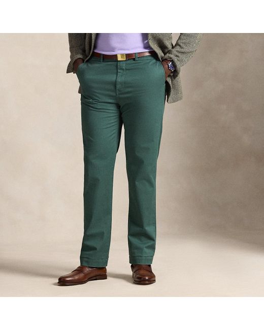 Polo Ralph Lauren Green Bedford Classic Fit Washed Chino Pant for men
