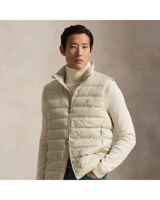 Polo Ralph Lauren Natural The Colden Packable Down Gilet for men