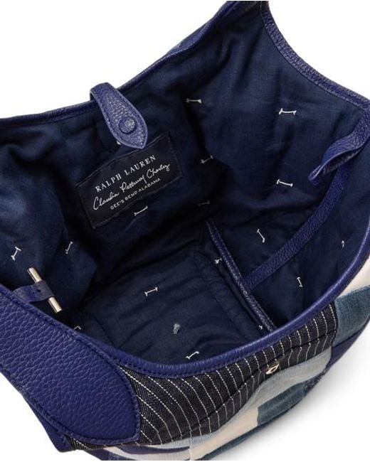 Polo Ralph Lauren Blue Prl X Gee's Bend Polo Play Tote