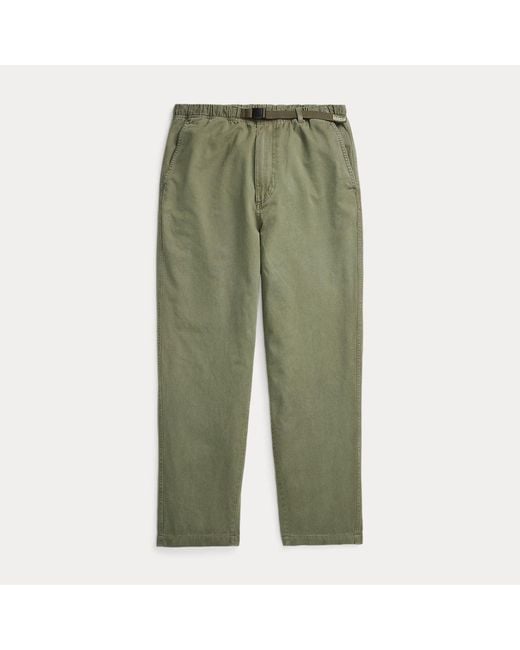 Pantaloni trekking in twill Relaxed-Fit di Ralph Lauren in Green da Uomo