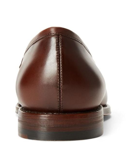 Polo Ralph Lauren Brown Maestra Calfskin Penny Loafer for men