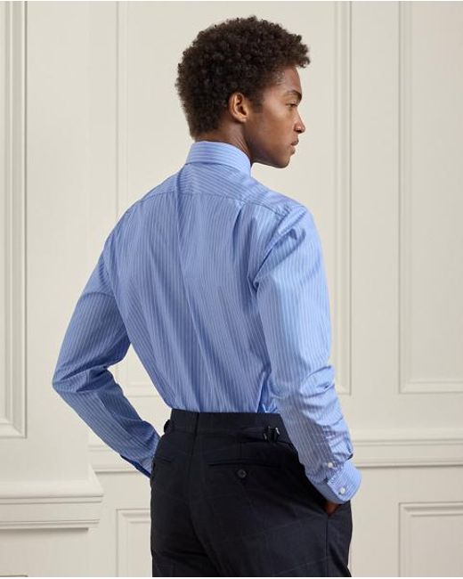 Ralph Lauren Gestreept Overhemd in het Blue voor heren