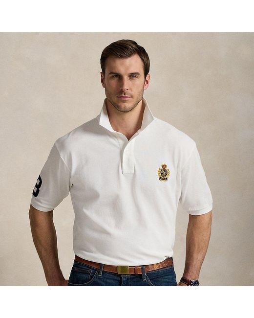 Polo Ralph Lauren Ralph Lauren Triple-Pony Mesh Polo Shirt in White for ...