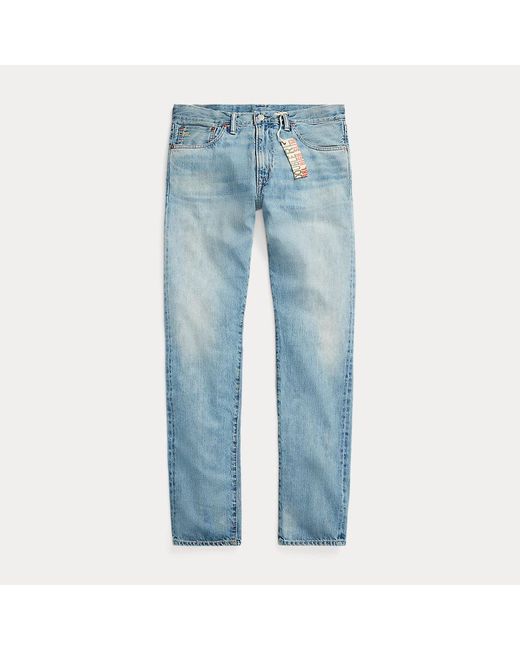 Jeans Lawton High Slim Fit con orillo RRL de hombre de color Blue