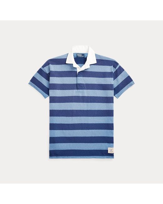 Camisa de rugby de rayas Classic Fit Polo Ralph Lauren de hombre de color Blue