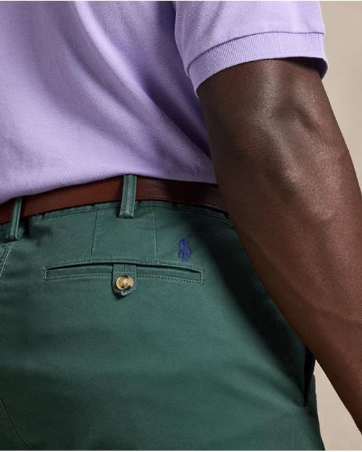 Polo Ralph Lauren Green Bedford Classic Fit Washed Chino Pant for men