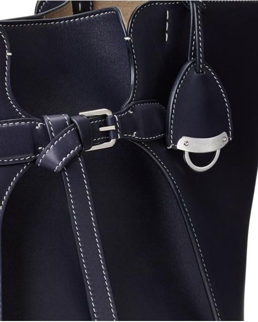 Ralph Lauren Blue The Ralph Lauren Calfskin Tote