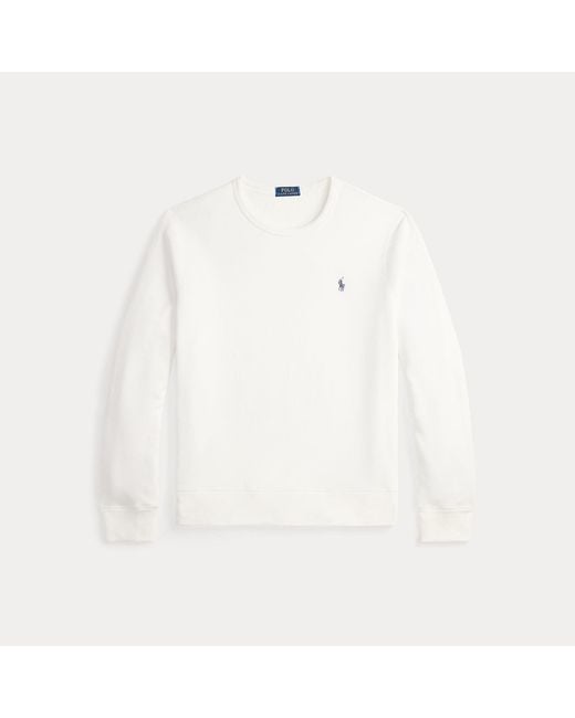 Polo Ralph Lauren White French Terry Sweatshirt for men