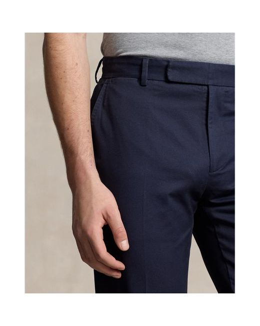 Ralph Lauren Blue Stretch Chino Trouser for men