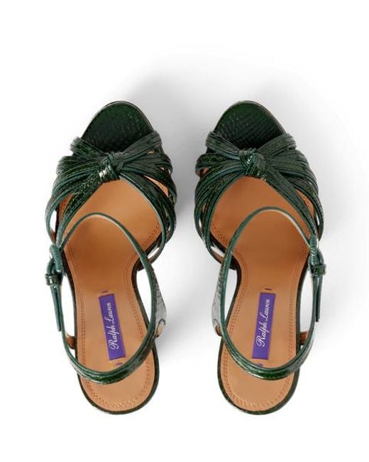 Sandales À Patin Kieran Ayers 12,5 Cm Ralph Lauren en coloris Green