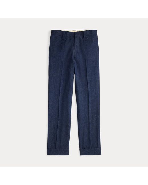 RRL Metallic Slim Fit Denim Western Trousers for men
