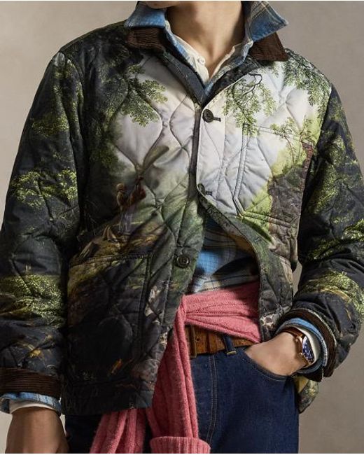 Ralph Lauren Green 'Kindred Spirits' Overshirt for men