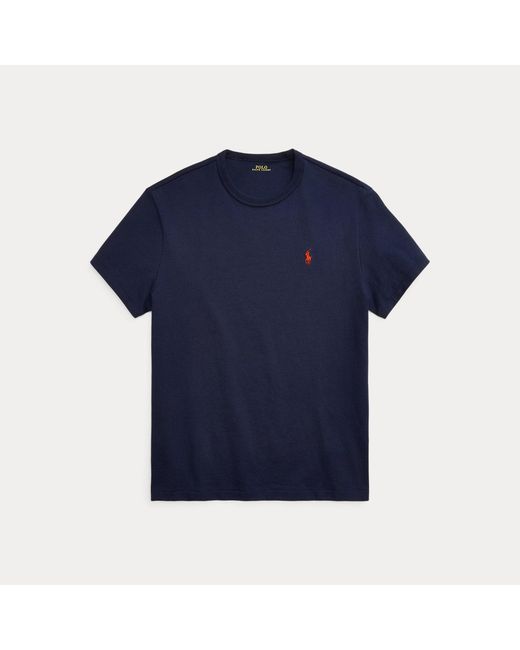 Polo Ralph Lauren Blue Classic Fit Jersey Crewneck T-shirt for men