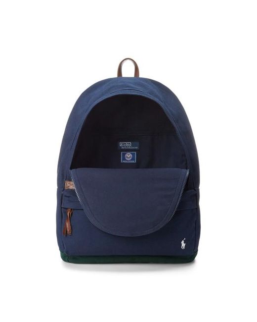 Polo Ralph Lauren Blue Wimbledon Canvas Backpack for men