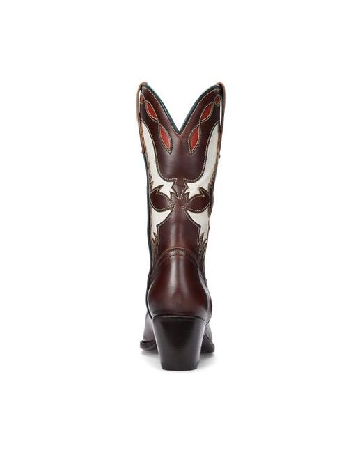 Polo Ralph Lauren Brown Leather Cowboy Boot