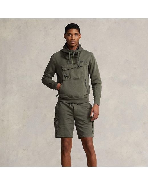 RLX Ralph Lauren 24.1 Cm Garment-dyed Terry Cargo Short in Green for Men |  Lyst