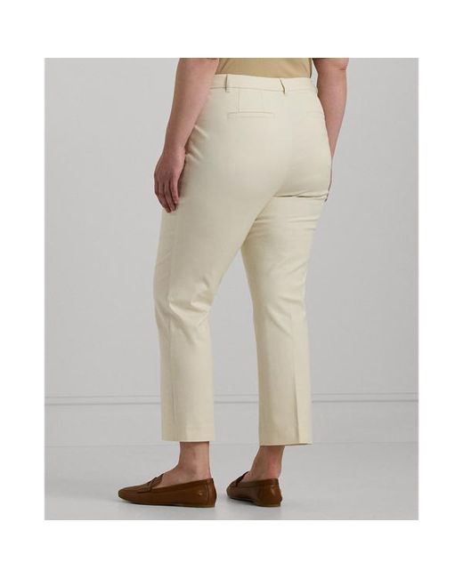 Ralph Lauren Natural Ralph Lauren Double-Faced Stretch Cotton Pant