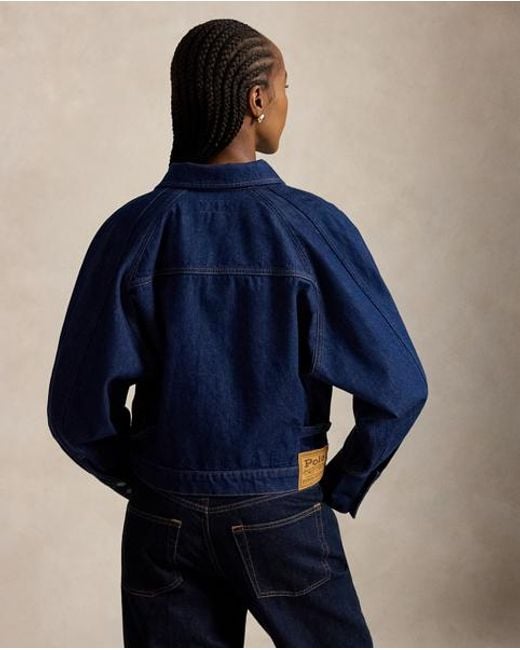 Polo Ralph Lauren Blue Shaped Denim Jacket